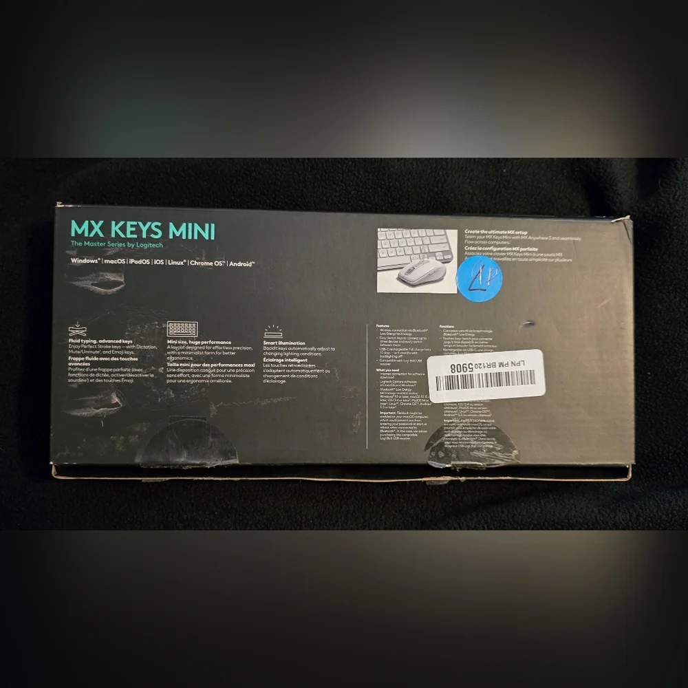 Logitech MX Keys Mini Wireless Keyboard in White